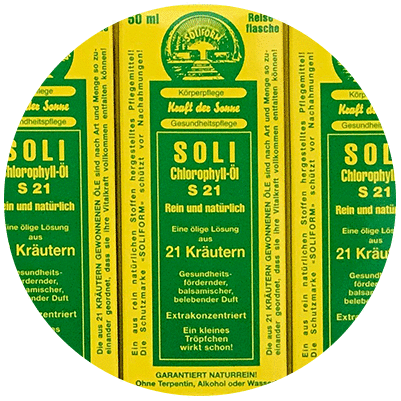 Soli-Chlorophyll-Öl  Jubiläumspreis